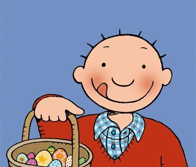 Jules zoekt paaseitjes! 