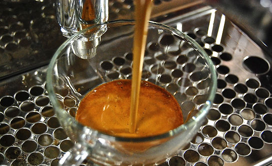 Espresso shot from Golden Hills Coffee espresso beans