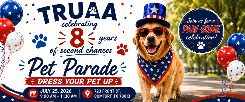 TRUAA Pet Parade & Birthday Celebration