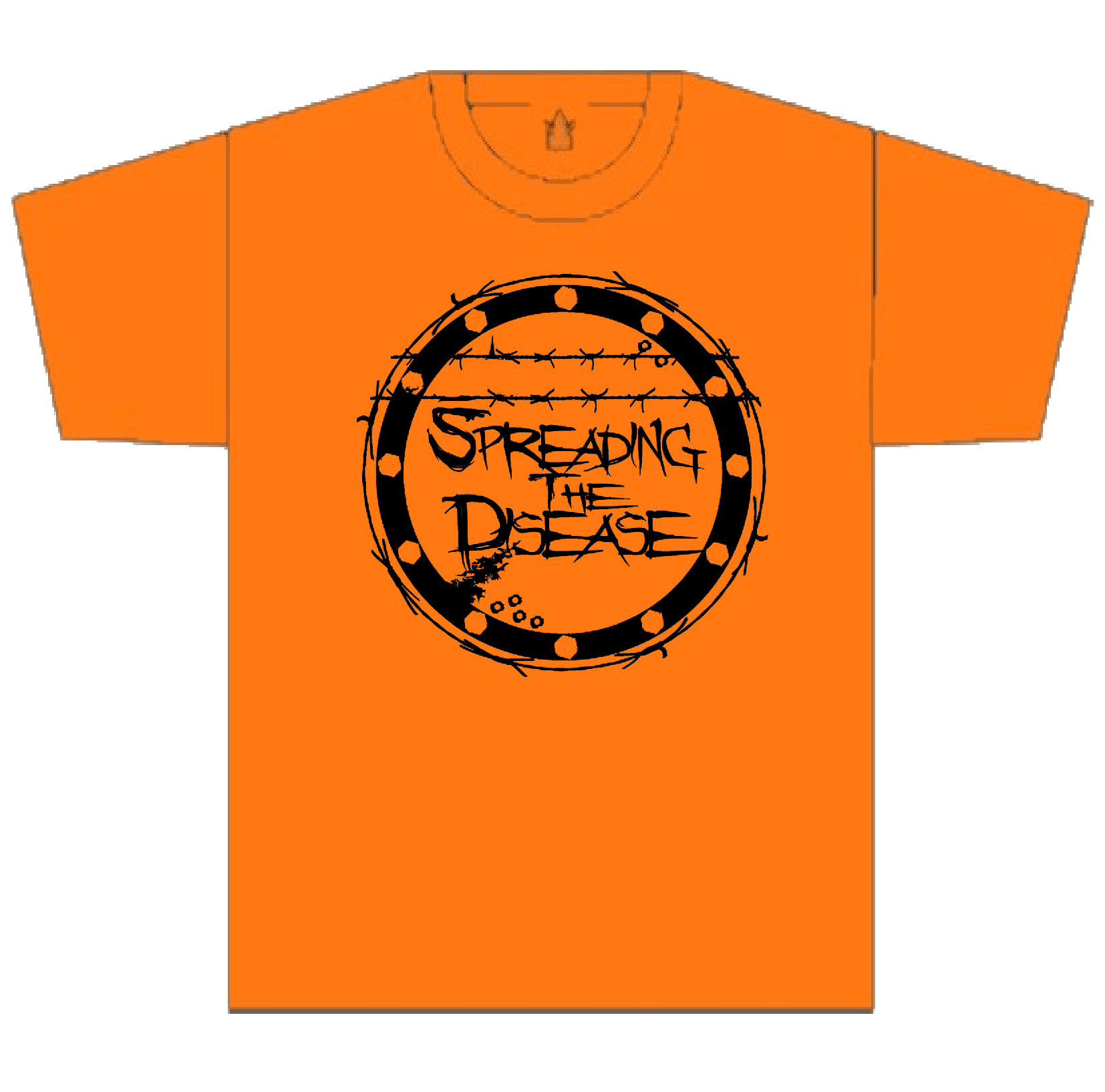 Spreading the disease - black logo