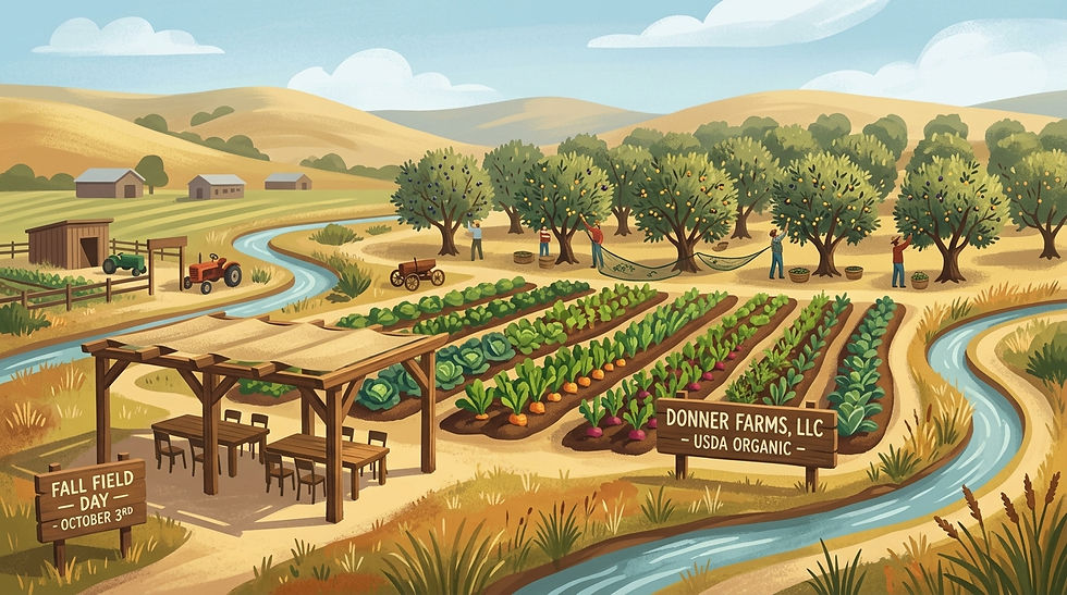 In-person Farm Visit: Donner Farms in Esparto, CA