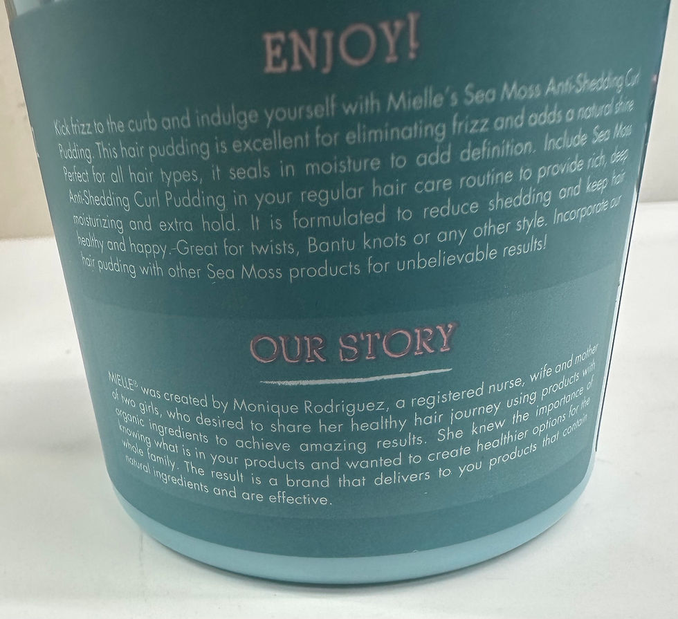 Thumbnail: Sea moss blend anti shedding curl pudding 8oz 227g