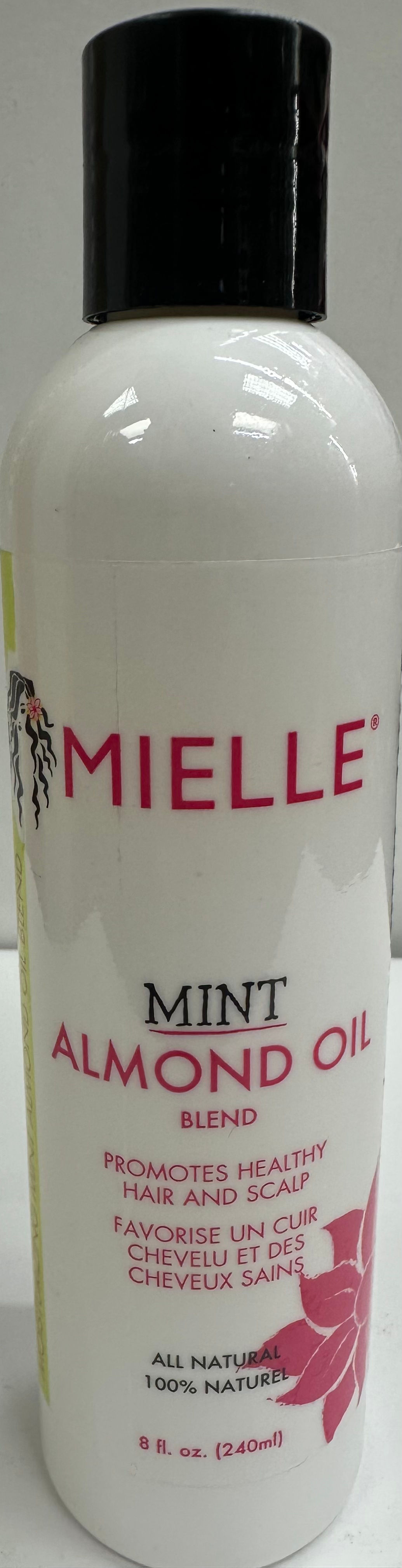 8 fl os 240ml mint almond oil blend promotes healthy hair and scalp 