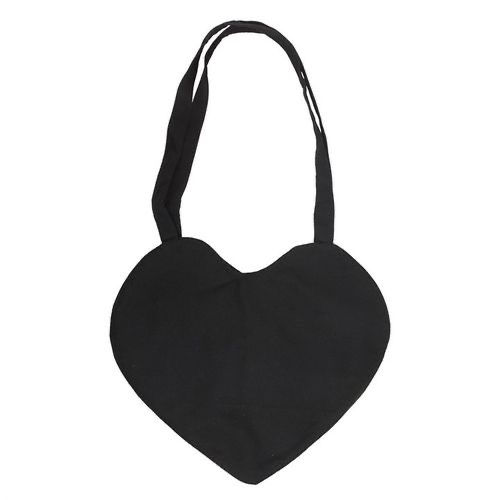 Thumbnail: Spiderweb Heart Satin Tote Bag