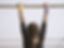 Gymnast on a Wooden Bar