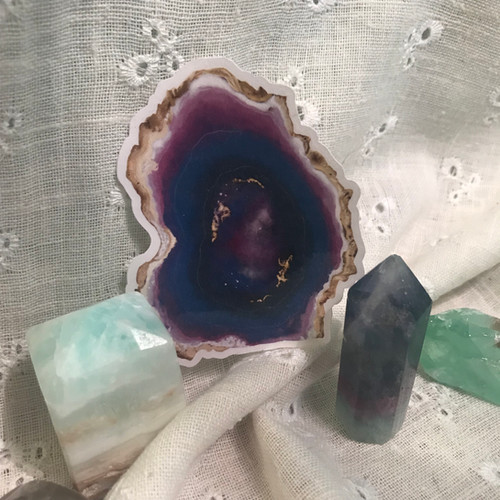 Geode Sticker Geode Sticker | Paperpixelscoffee