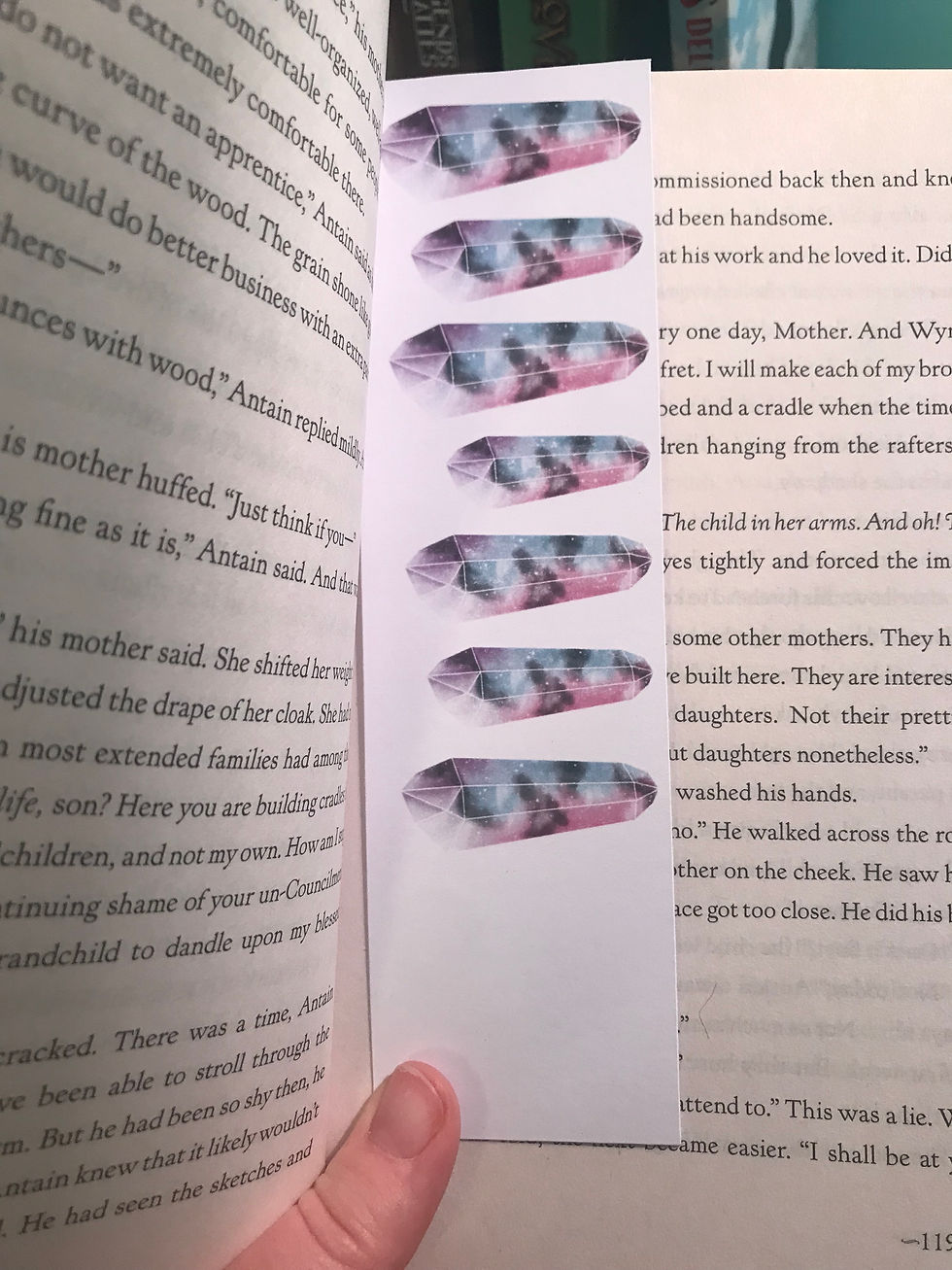 Thumbnail: Bookmark - Galaxy Crystal