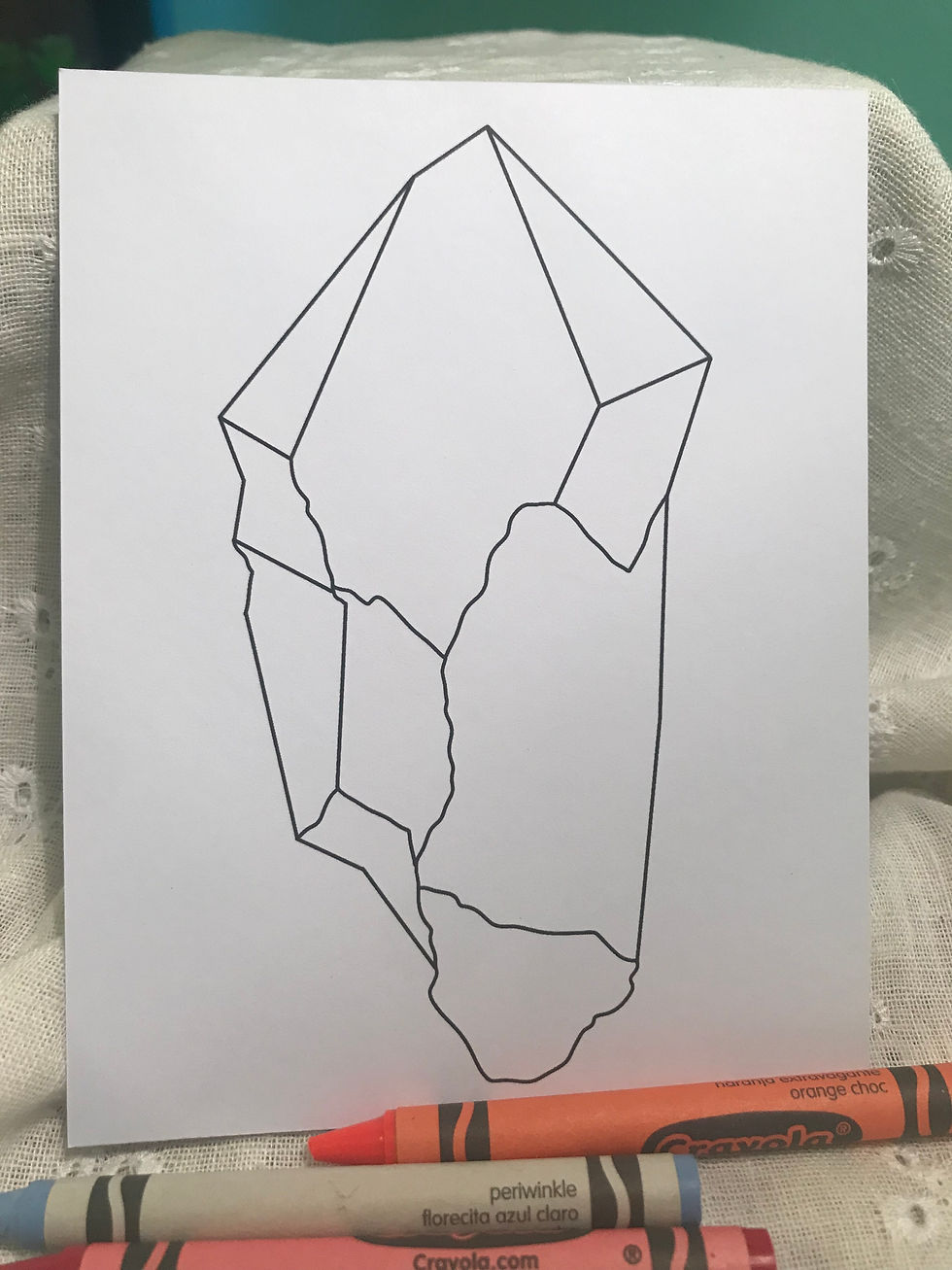 Thumbnail: Crystal Coloring Card