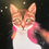 Thumbnail: Galaxy Cat Art Print