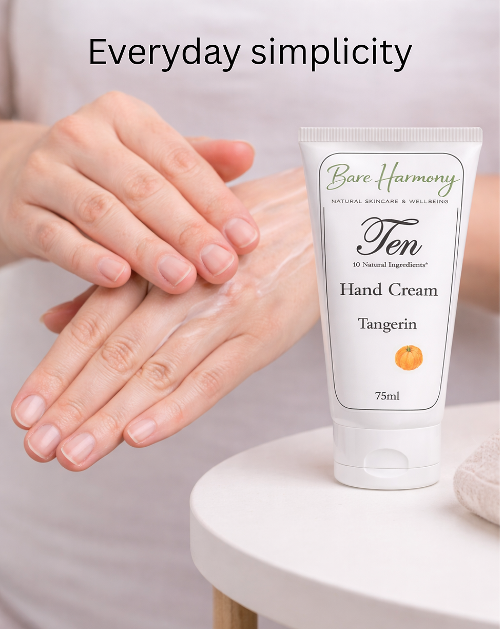 Thumbnail: Applying Bare Harmony Natural Jojoba & Avocado Hand Cream to dry hands