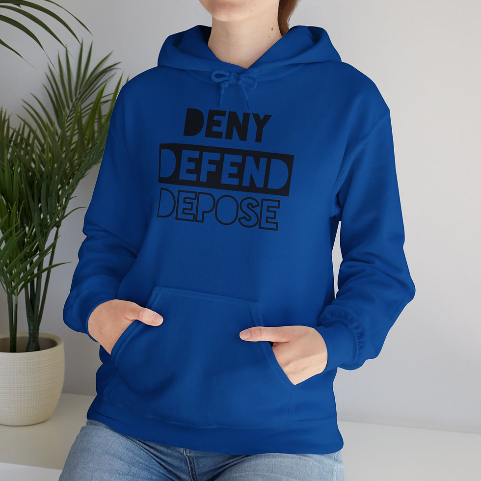Thumbnail: Deny Defend Depose Unisex Heavy Blend™ Hooded Sweatshirt