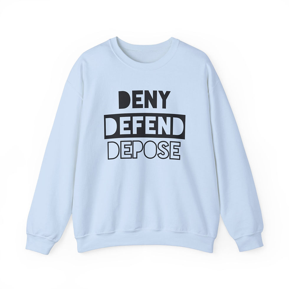 Thumbnail: Deny Defend Depose Unisex Heavy Blend™ Crewneck Sweatshirt