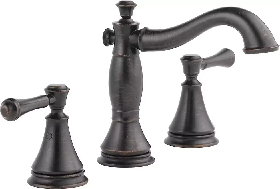 Thumbnail: Delta Cassidy Two Handle Widespread Bathroom Sink Faucet