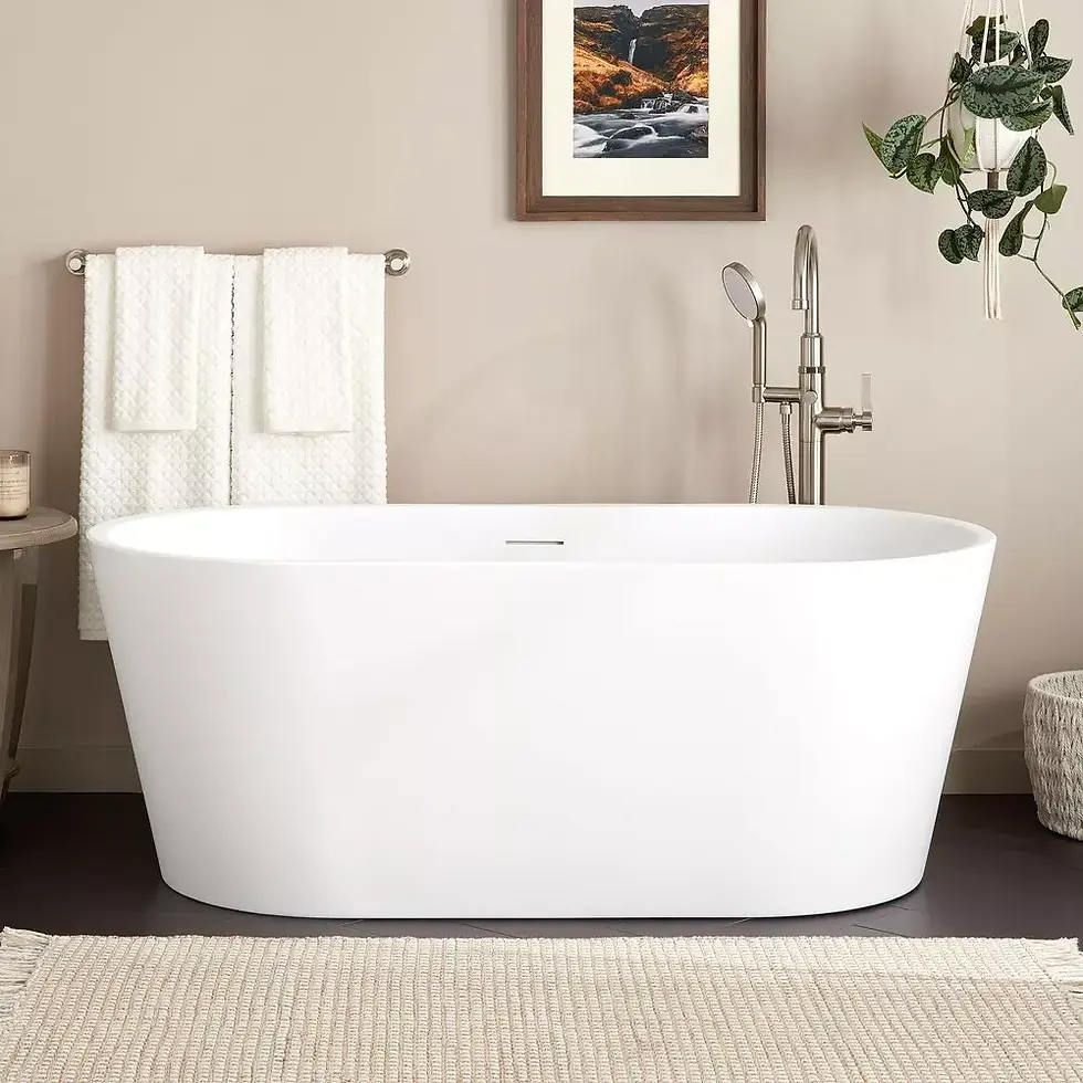 Thumbnail: Signature Hardware Eden 66-5/8x31-1/2in Freestanding Tub