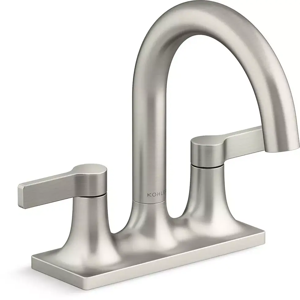 Thumbnail: Kohler Venza Two Handle Centerset Bathroom Sink Faucet