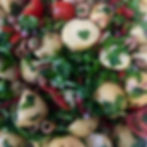 Potato and rocket tossed salad We require 24 hours notice to complete the order