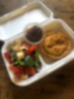 Lunch box 1 - Pie + salad 