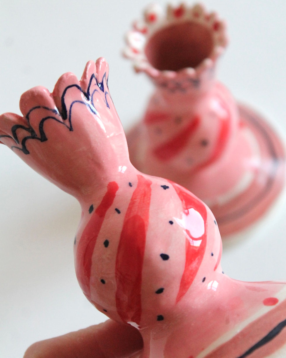 Thumbnail: Bobble Candlestick Holders (set of two)