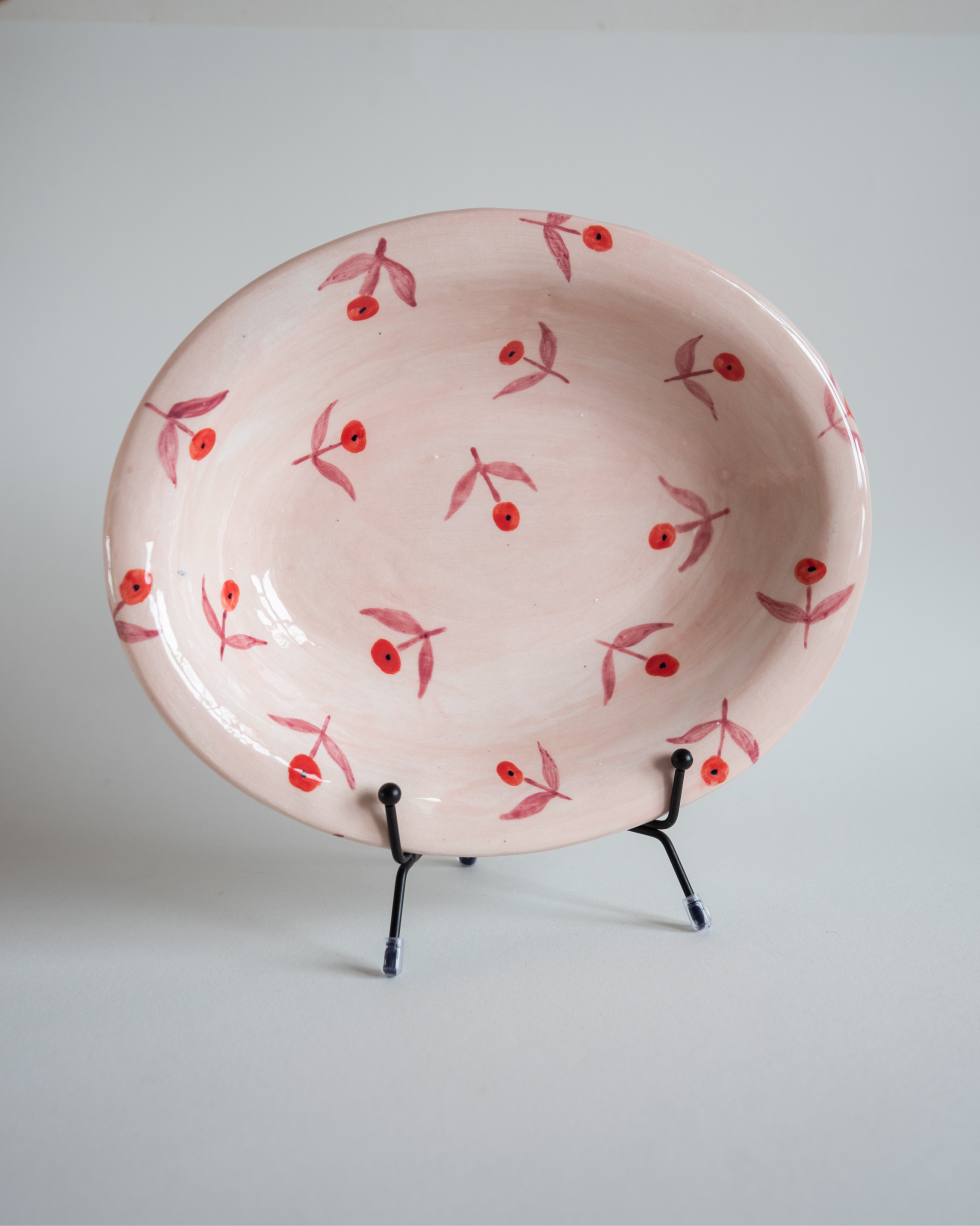 Flower oval dish 5
