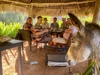 Hiking group
Snacks
Palapa