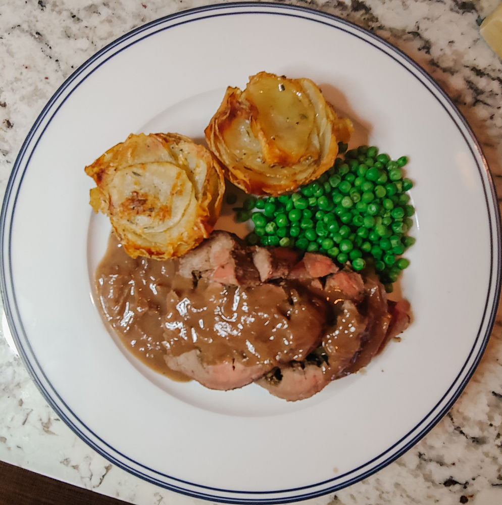 Sirloin Tip Roast with Caramelized Onion Gravy