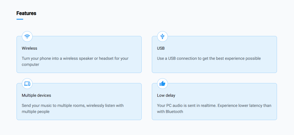 مميزات برنامج AudioRelay