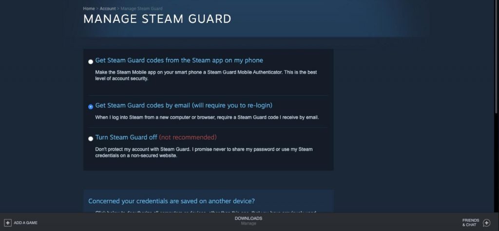 حماية حساب ستيم عبر Steam Guard