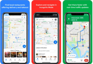 تطبيقات gps بدون انترنت Google maps