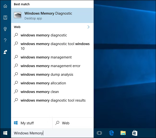 Windows Memory Diagnostic