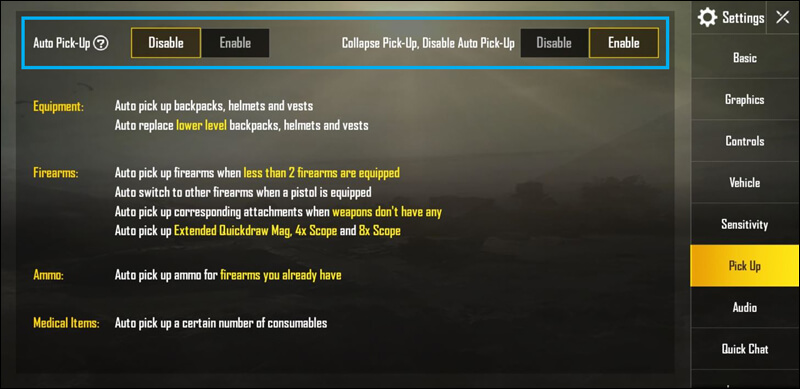 التقاط العناصر تلقائيًا فى بوبجي