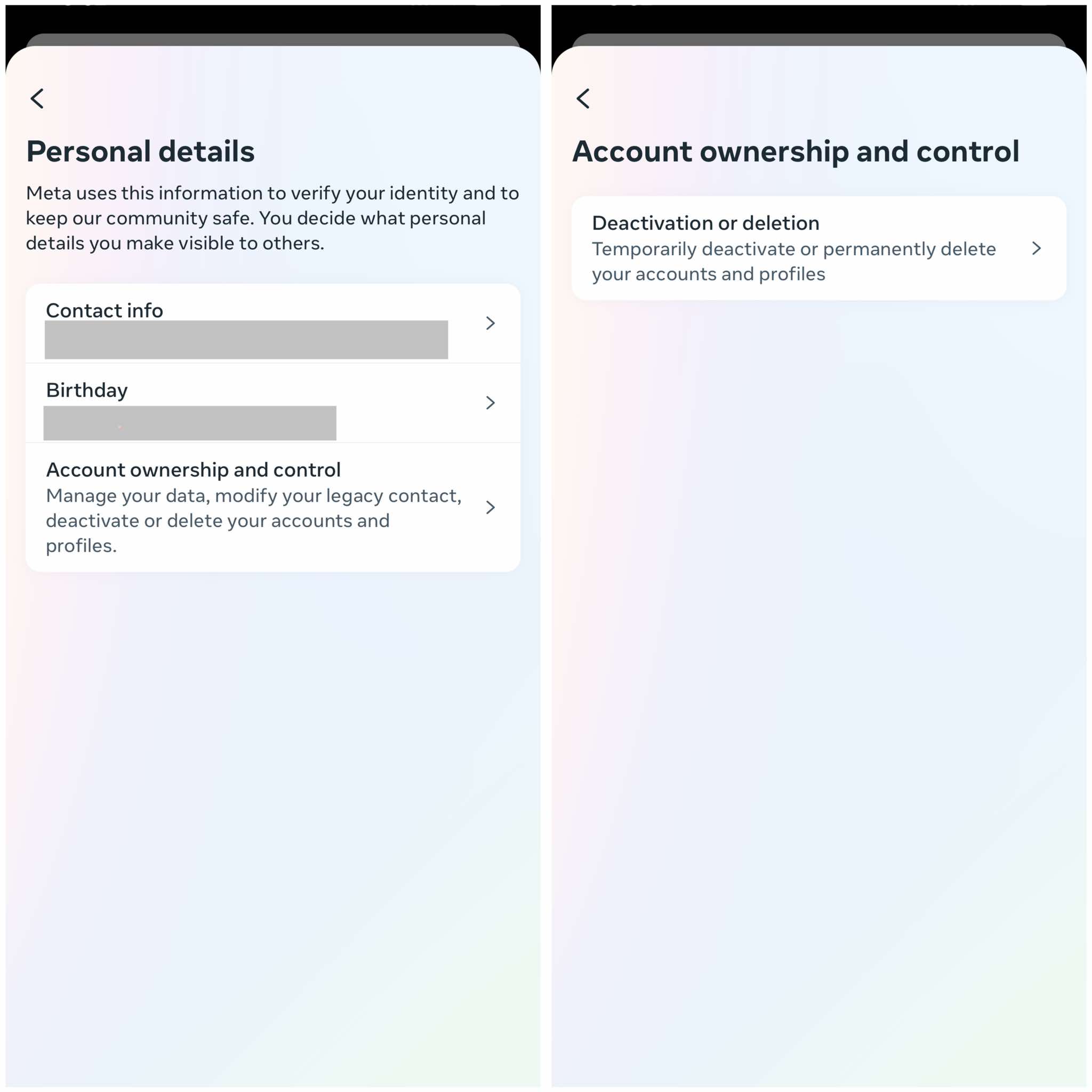 حذف حساب انستقرام أو تعطيله مؤقتًا