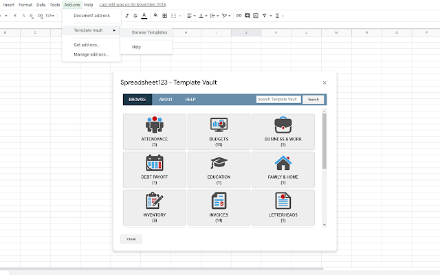 تحميل نماذج جوجل شييت
