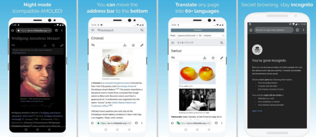 متصفح Kiwi للهاتف