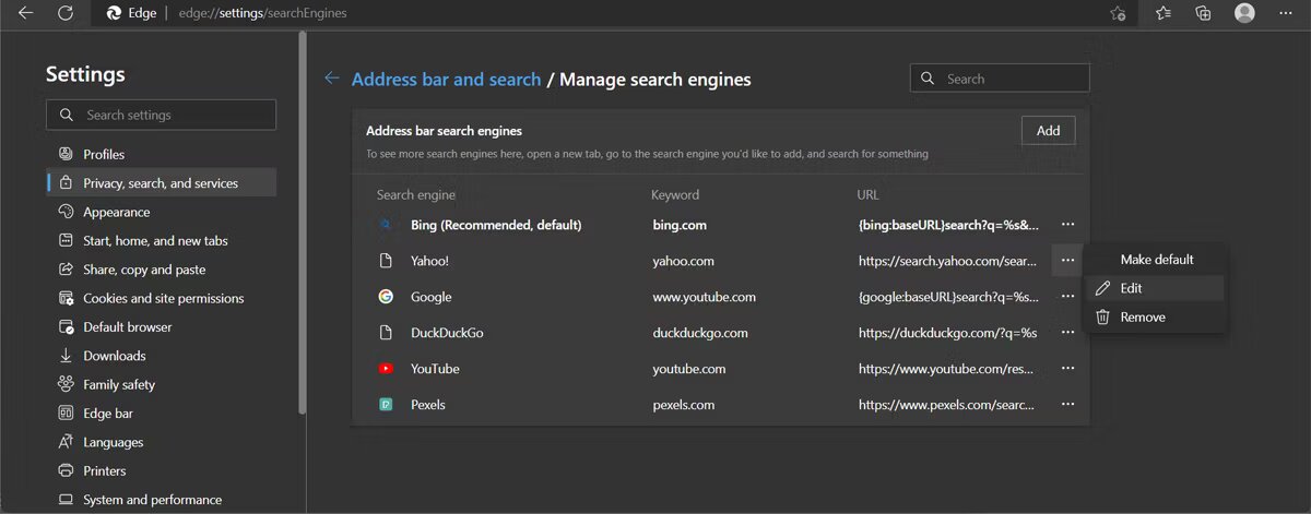 محرك إفتراضي جديد عبر زر إضافة