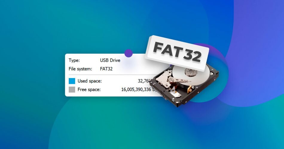 ما هي مميزات وعيوب نظام FAT32؟