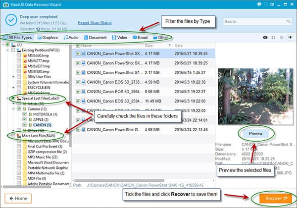EaseUS Data Recovery Wizard Free 5