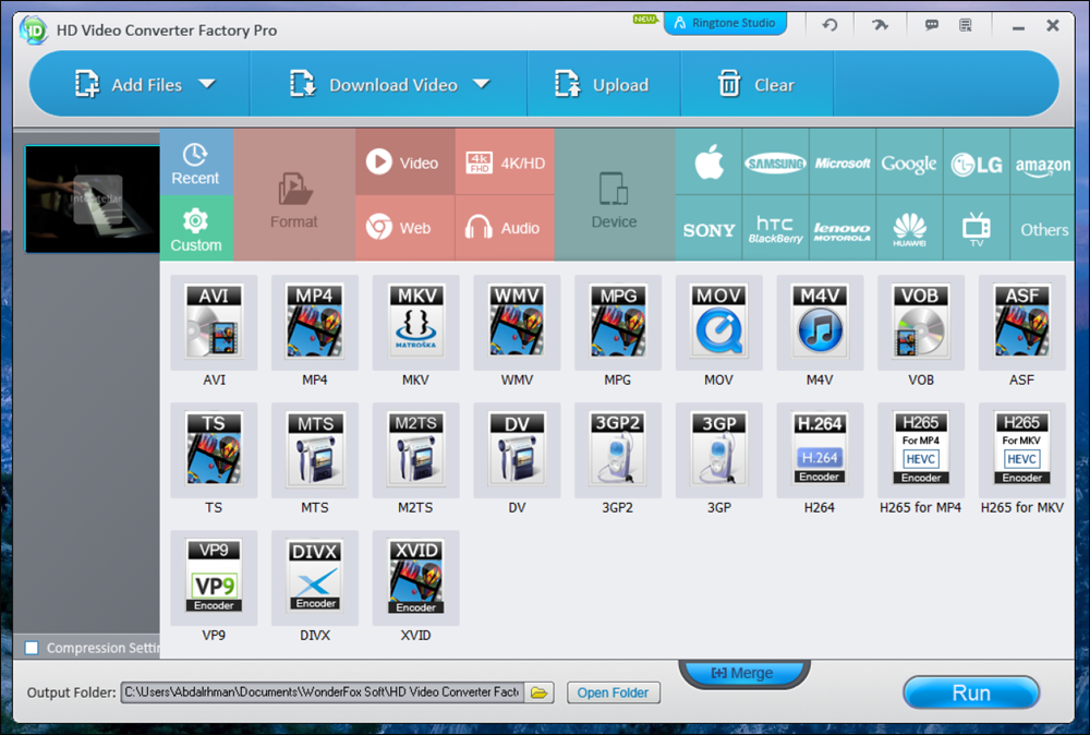 تحويل صيغة الفيديوهات