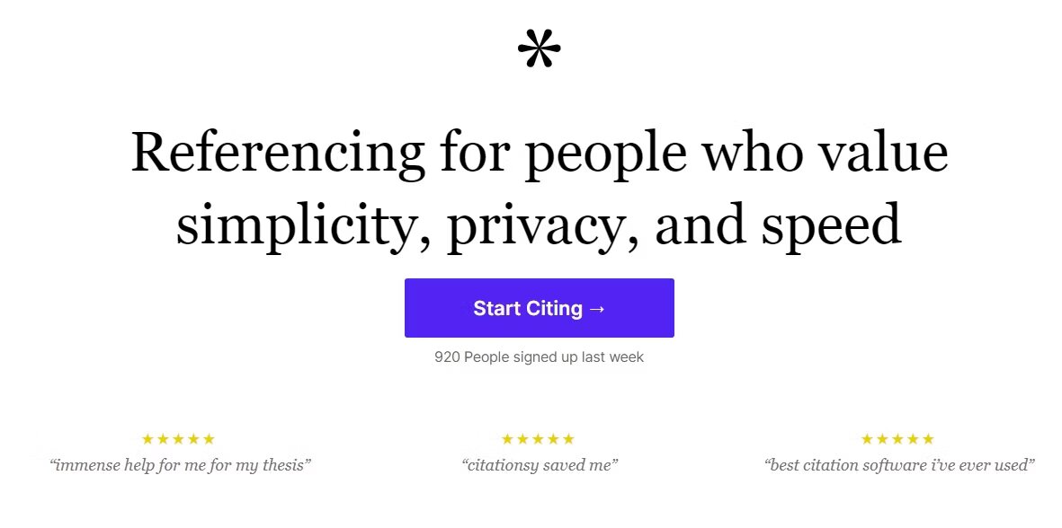 Citationsity أداة إضافة الاستشهادات والمراجع