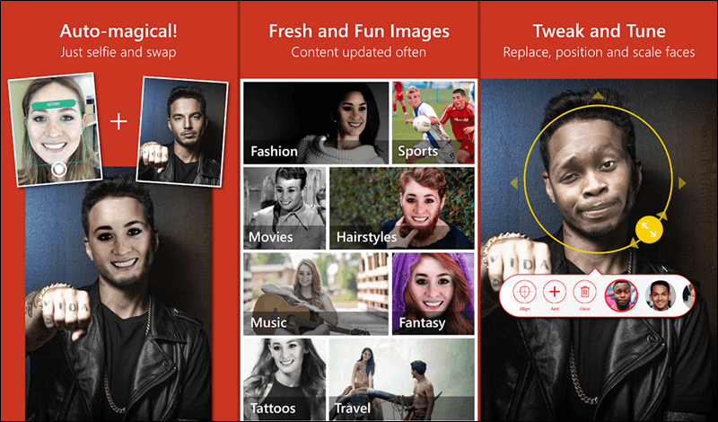 تطبيق Face Swap