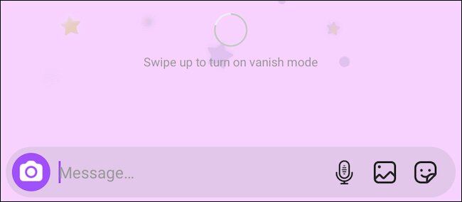 ارسال رسالة تختفي بعد رؤيتها في انستجرام 
