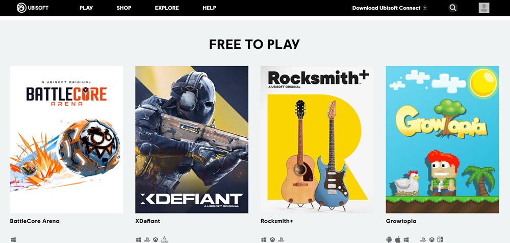 موقع UbiSoft لتحميل العاب الكمبيوتر