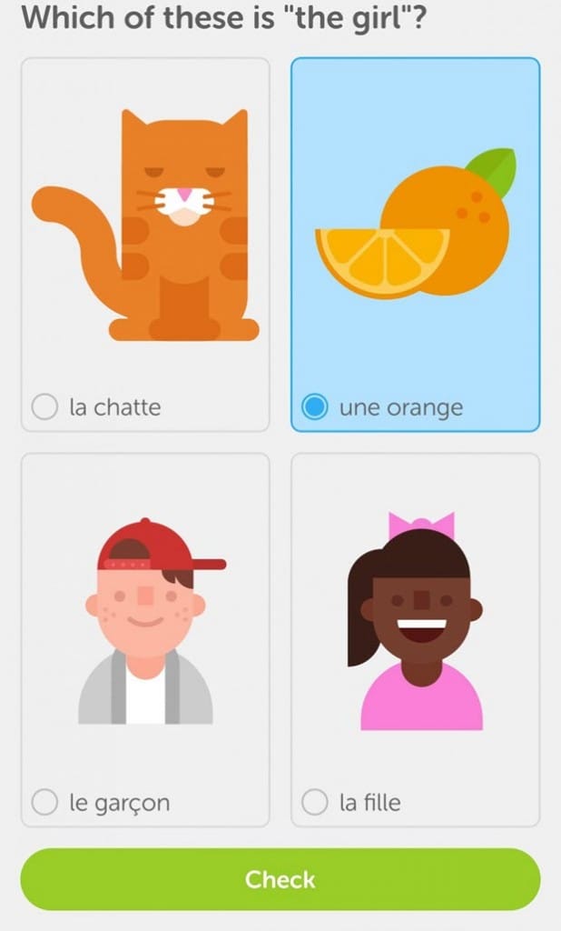 تعلم اللغات Duolingo للاطفال