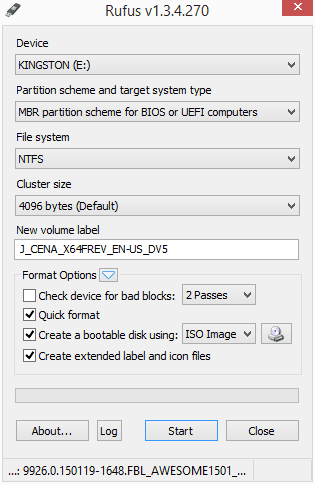 فلاشة windows to go