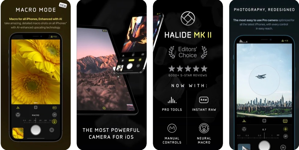 Halide Mark II تطبيق الكاميرا الاحترافية