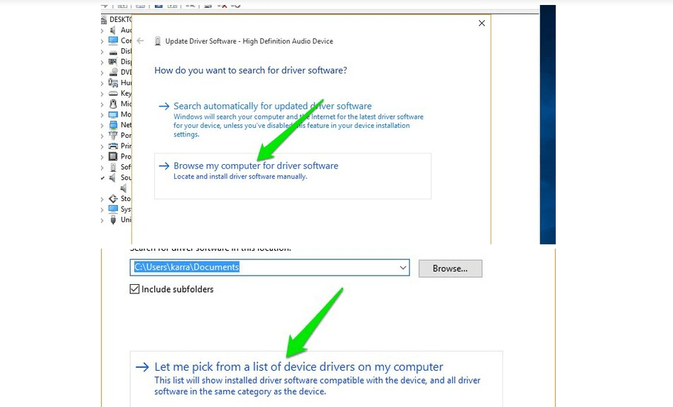 تحديث تعريف الصوت في ويندوز 10