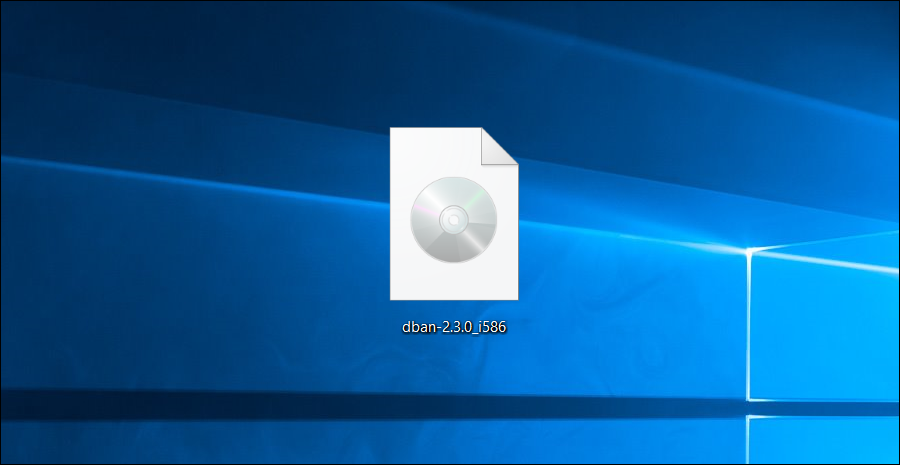 ملف الايزو لاسطوانة DBAN