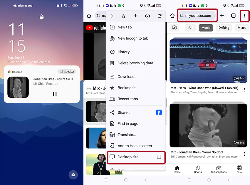 تشغيل يوتيوب في الخلفية على الهاتف