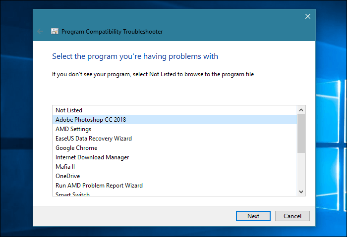 حل مشاكل البرامج على ويندوز