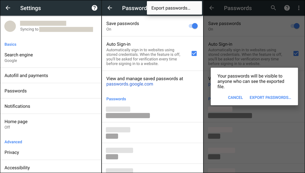 استخراج كلمات المرور المحفوظة فى تطبيق كروم