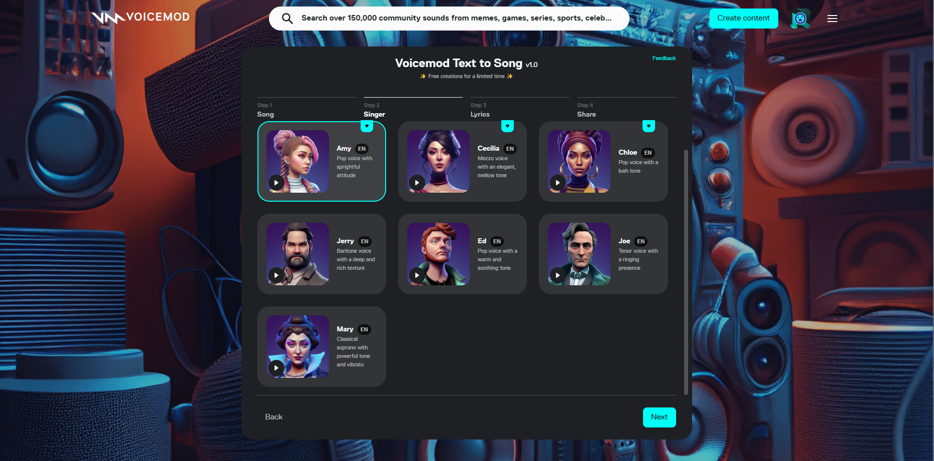 إنشاء اغنية بالذكاء الاصطناعي VoiceMod text to song